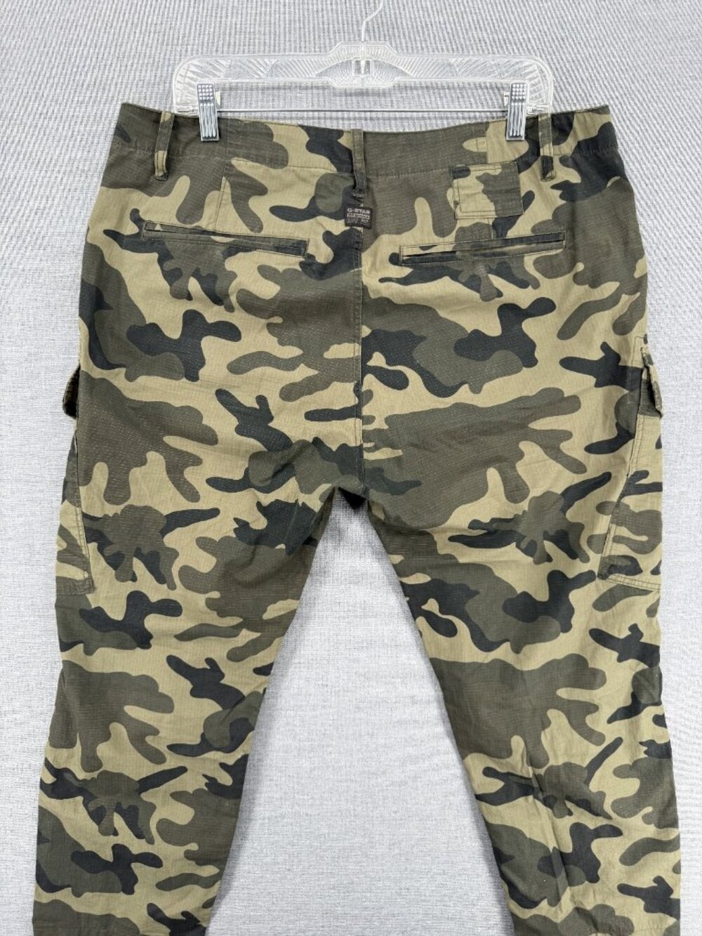 G-Star RAW Recroft Tapered Combat  Ripstop Cargo Pants Mens 34x32 Camo